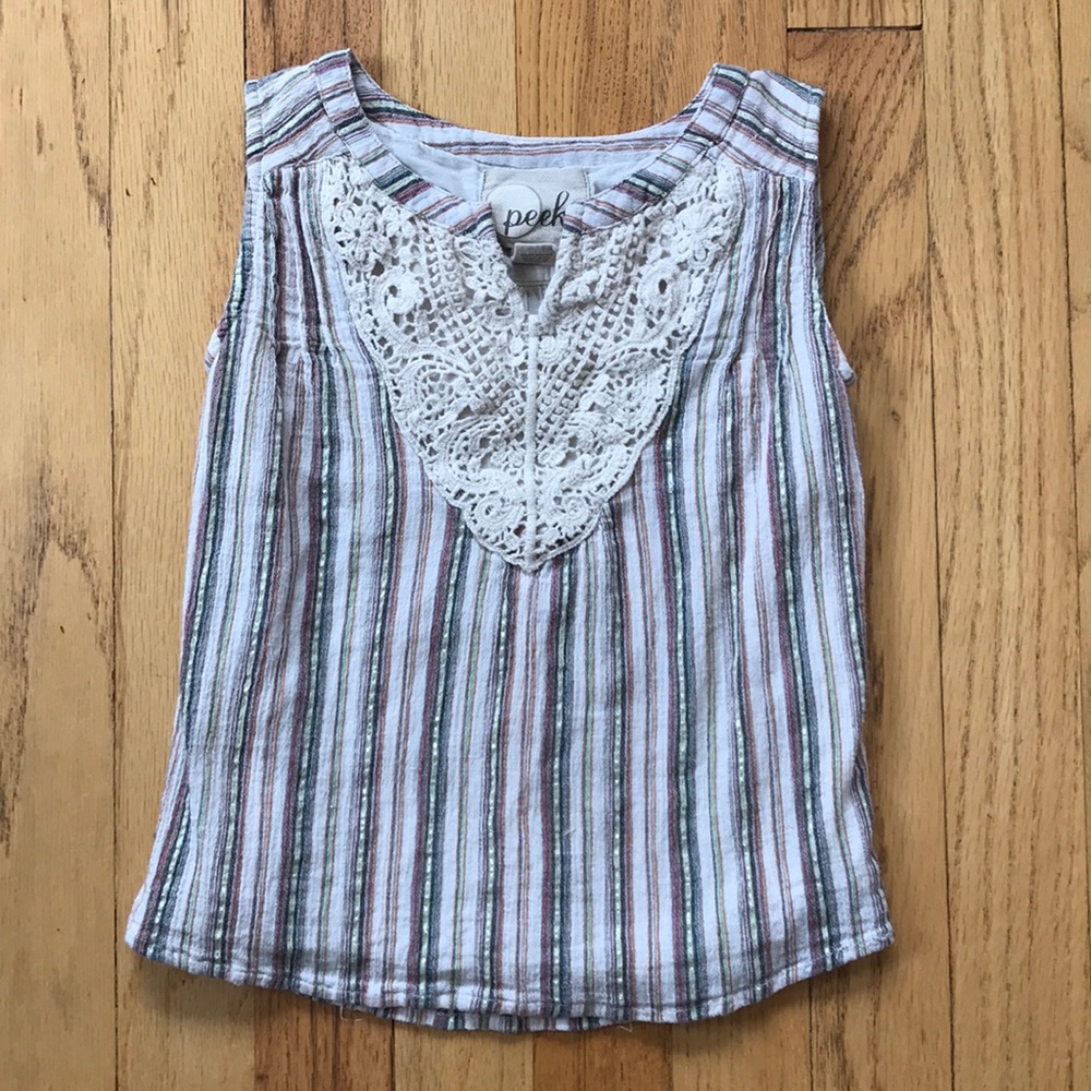 Peek Sleeveless Tunic Size 4/5